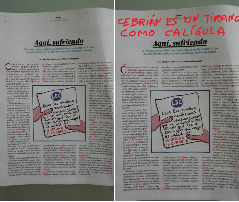 Un articulista carga contra Cebrián en con un mensaje oculto en su columna  en un suplemento de 'El País