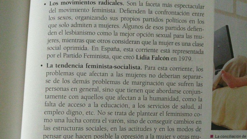 Resultado de imagen de feminismo en los libros de texto