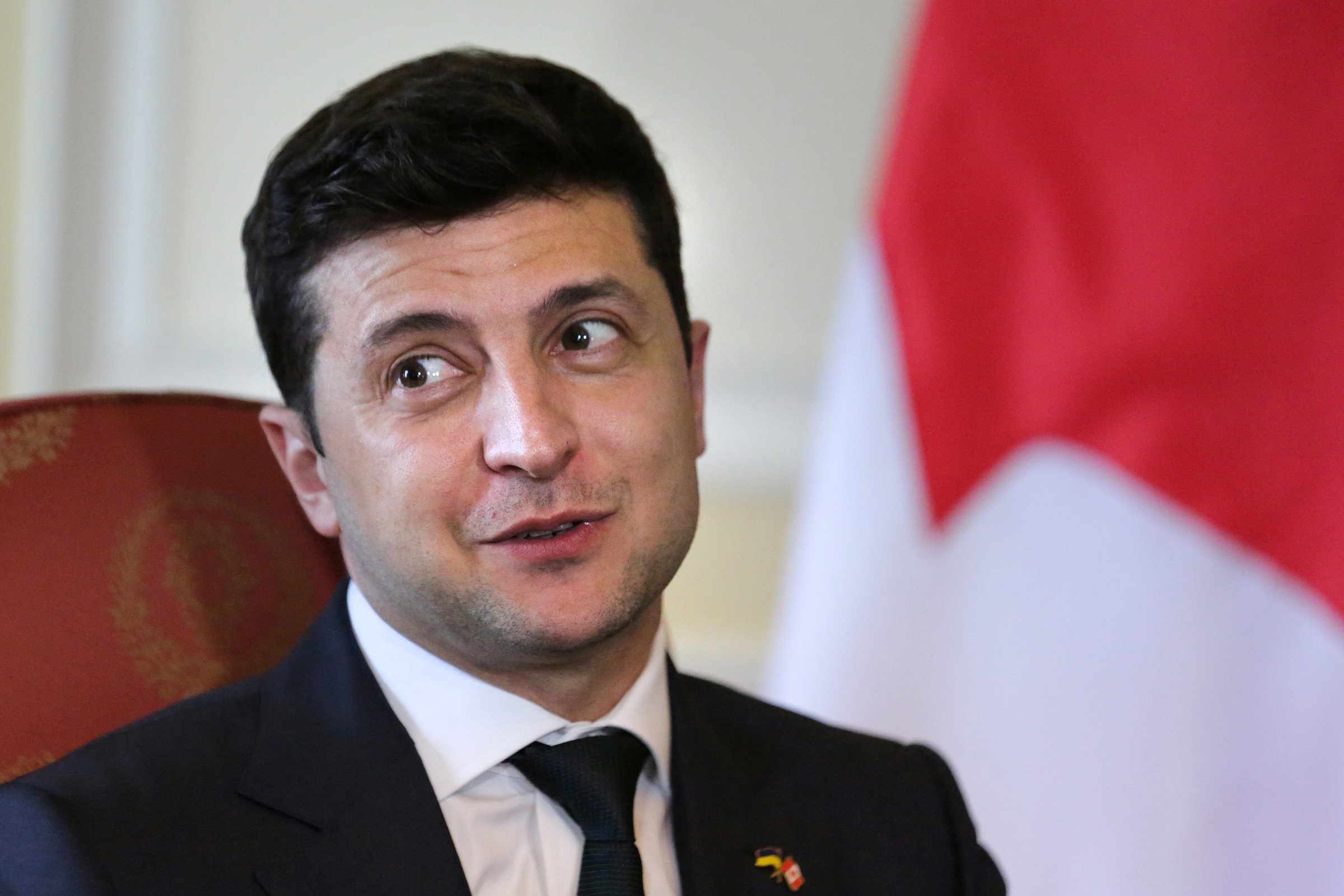 Resultado de imagen para el presidente de Ucrania, Volodymyr Zelensky,