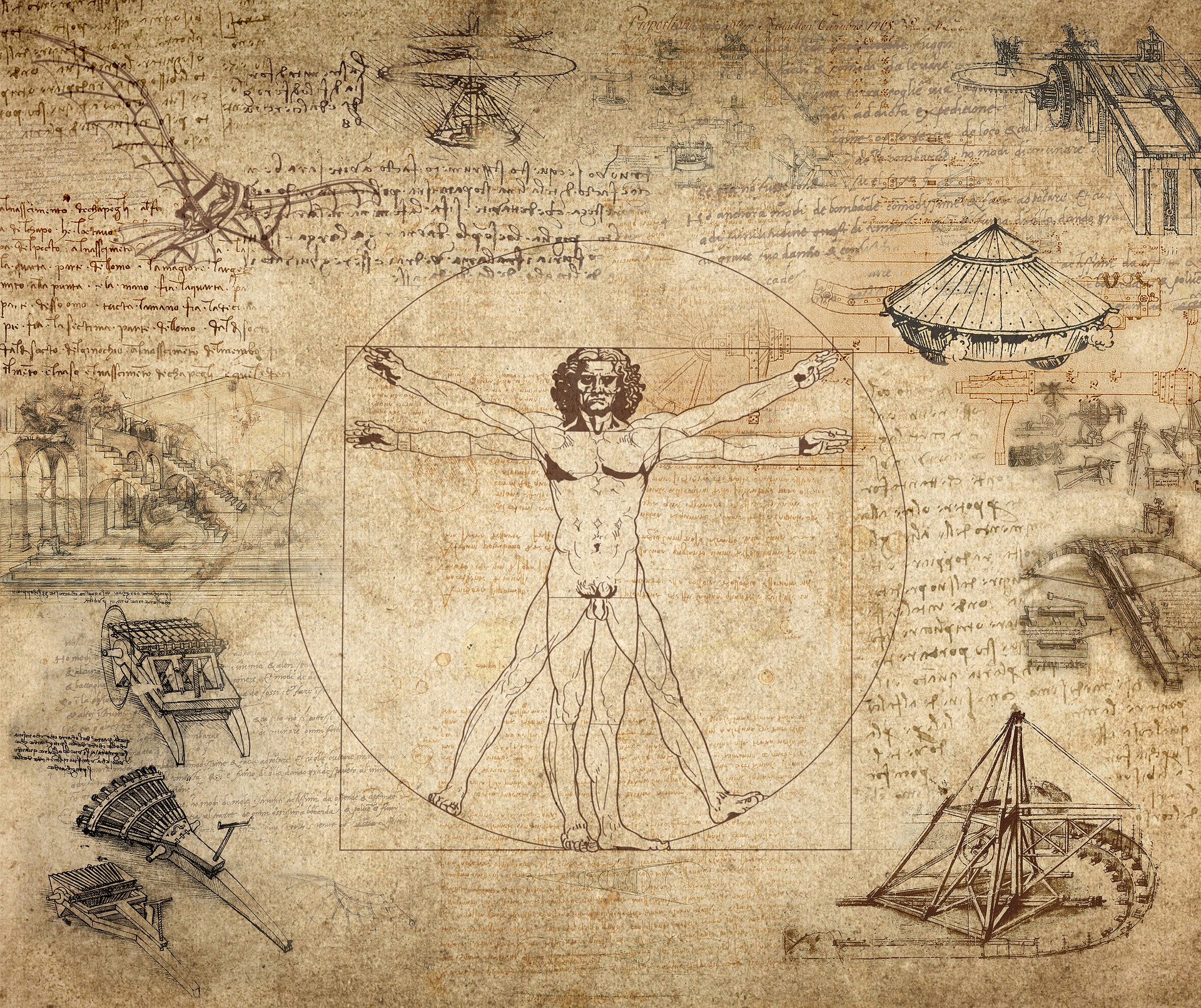 Le invenzioni di Leonardo da Vinci, testimonianze di un periodo straordinario (1a parte).