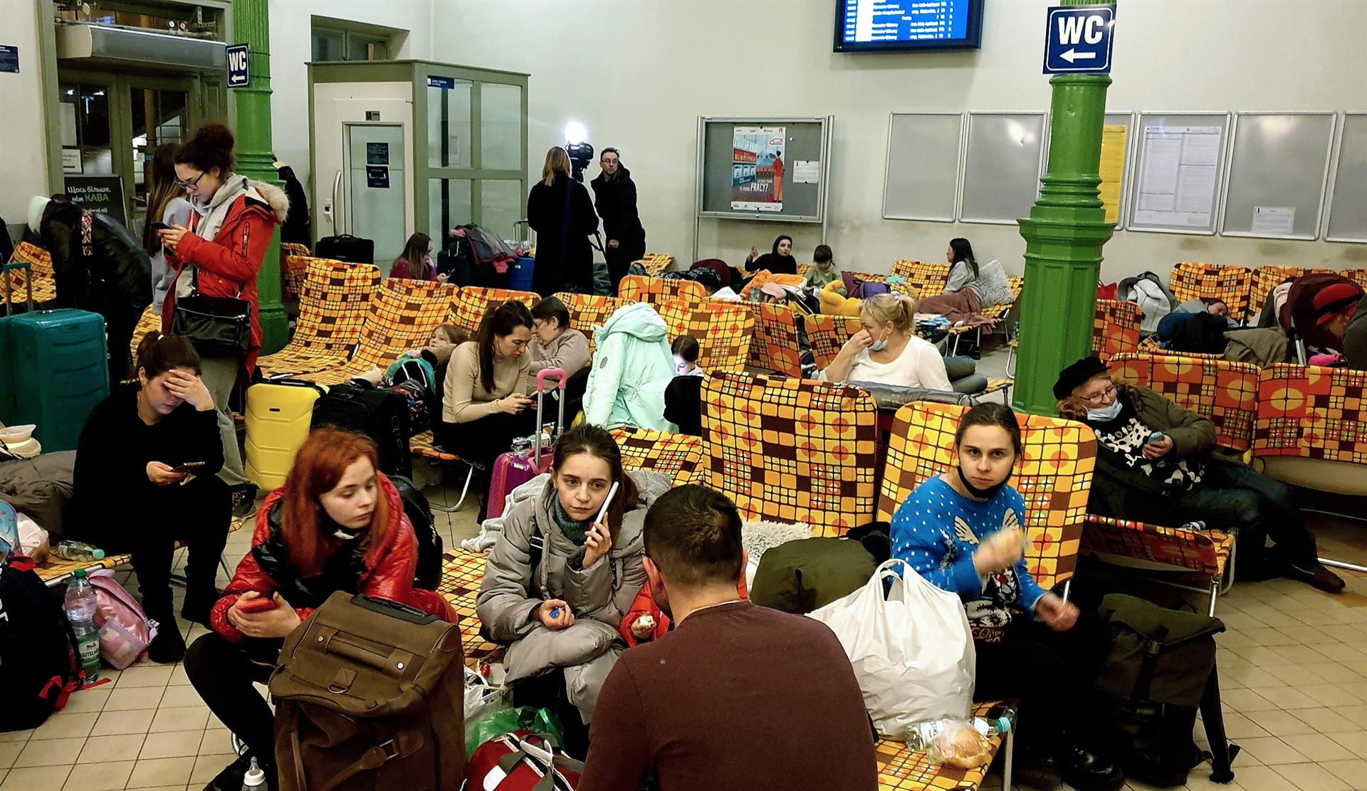 Polonia acoge refugiados ucranianos