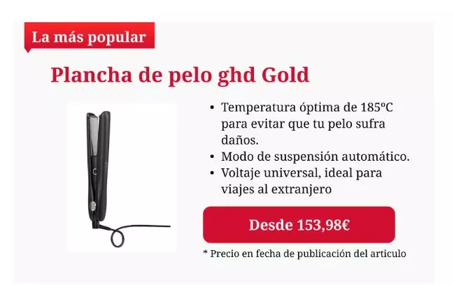 Ghd Gold - Plancha de pelo profesional GHD Ghd, Planchas de Pelo - Perfumes  Club