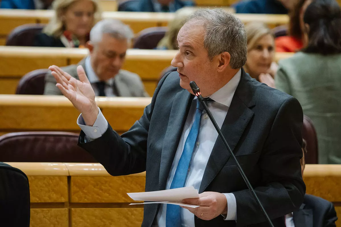 El ministro de Industria, Jordi Hereu, la semana pasada en el Senado. — La Moncloa