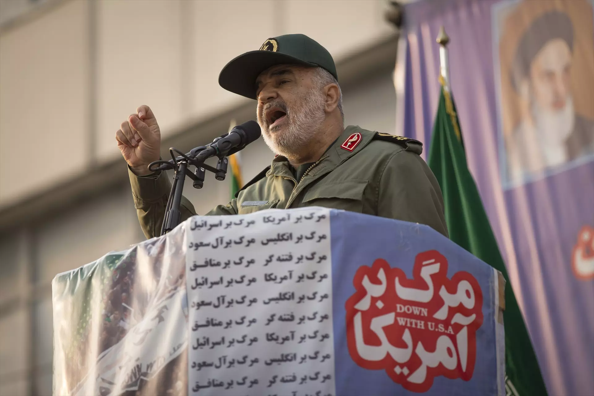 Foto de archivo del comandante en jefe de la Guardia Revolucionaria de Irán, el general Hosein Salamí. — Europa Press