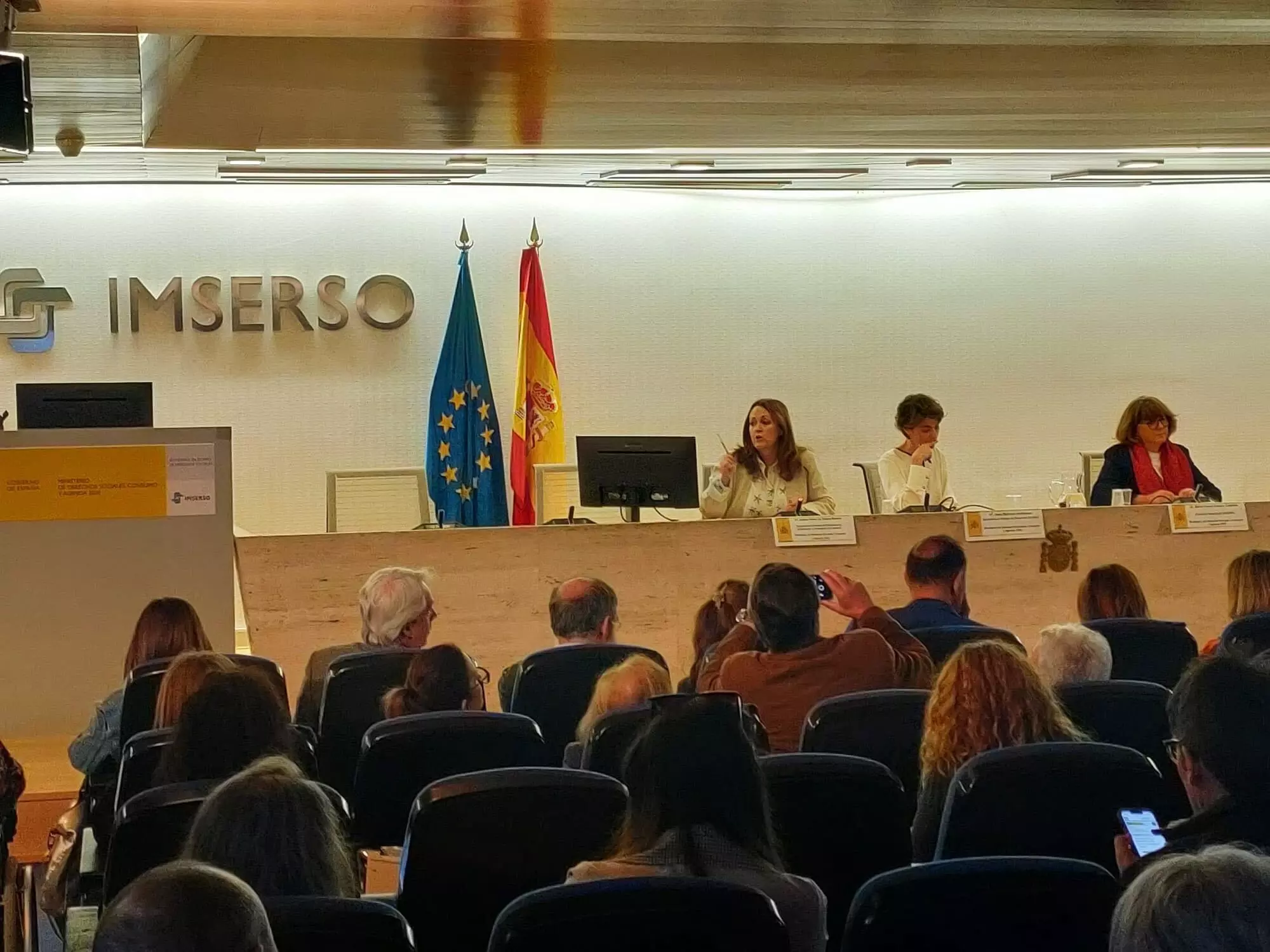 Presentación del primer 'Censo de Centros Residenciales de Servicios Sociales' en España, en la sede del Imserso.