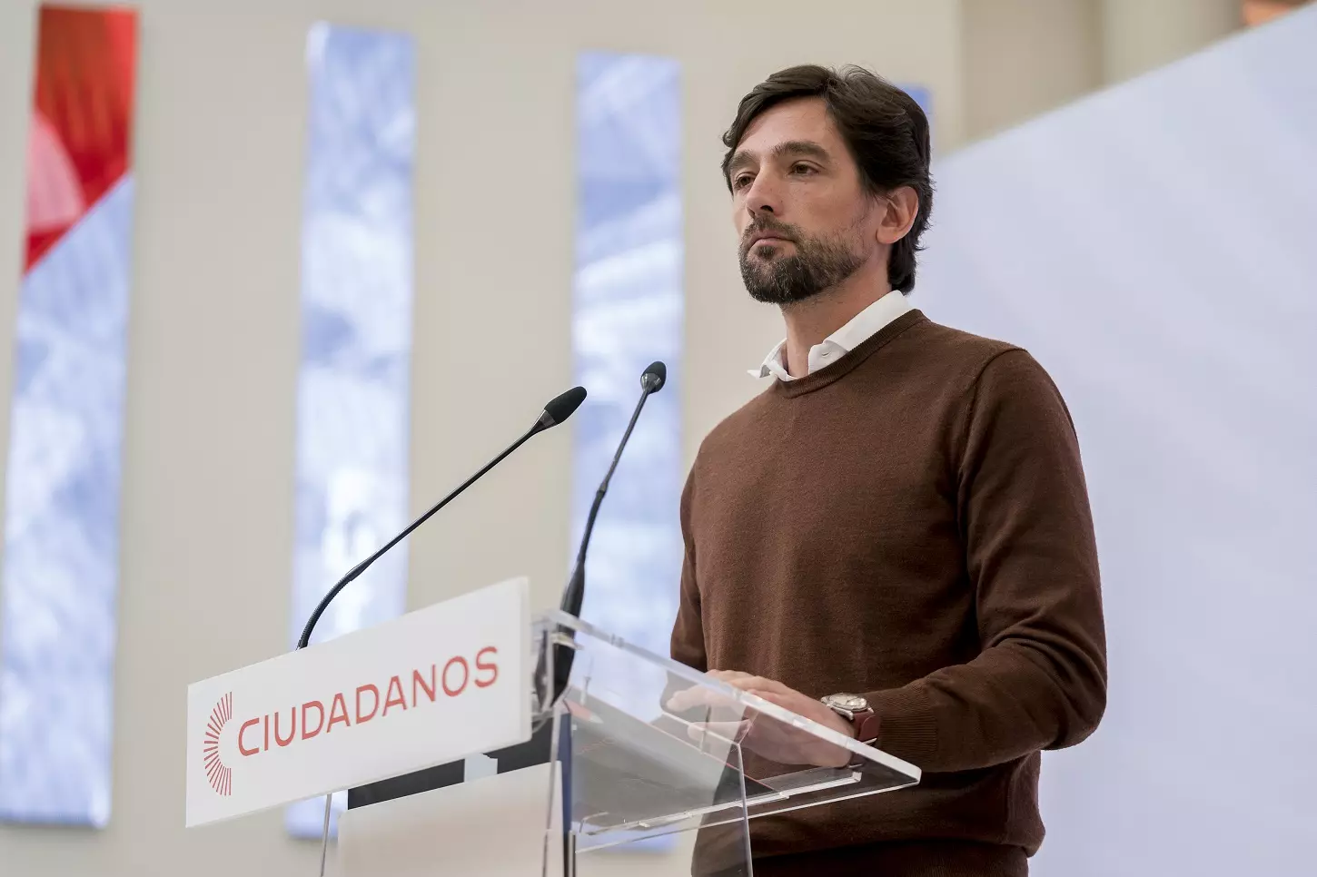 El eurodiputado de Ciudadanos, Adrián Vázquez. — A. Pérez Meca / Europa Press