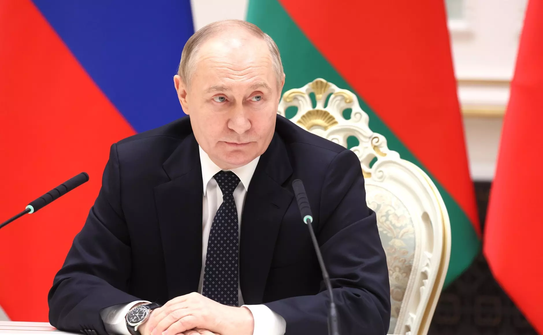 El presidente ruso, Vladimir Putin, durante su visita a Bielorrusia. — Kremlin / dpa / Europa Press