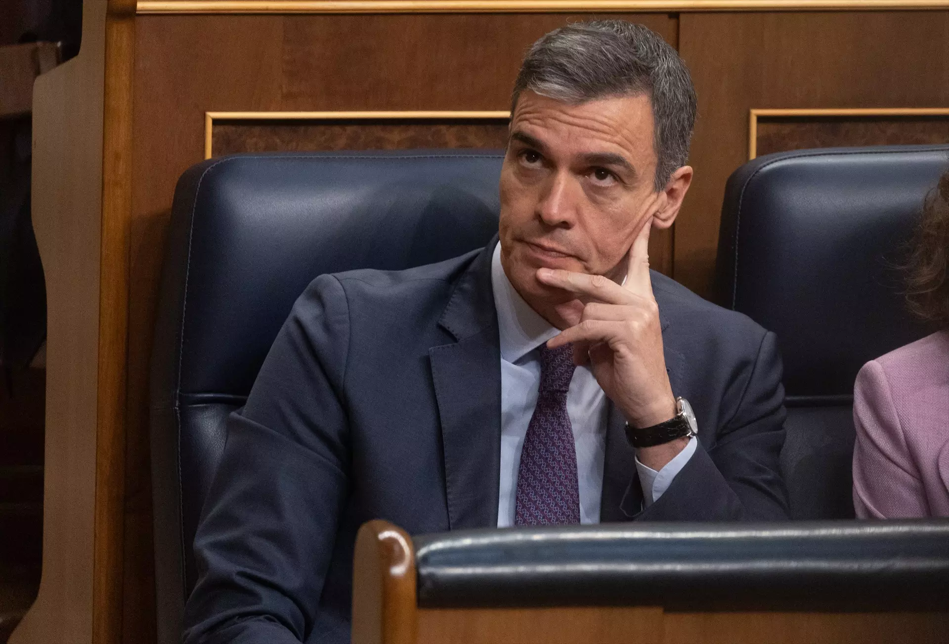 El presidente del Gobierno, Pedro Sánchez, durante un pleno en el Congreso de los Diputados, a 30 de mayo de 2024, en Madrid. — Eduardo Parra / Europa Press