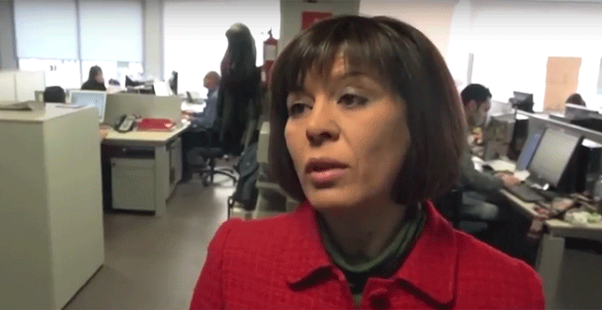 Yolanda Quintana, secretaria general de la Plataforma en Defensa de la Libertad de Información. / PDLI