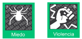 Pictogramas de miedo y violencia de los videojuegos