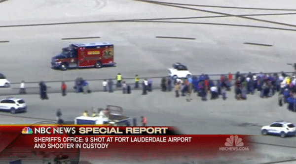 Pasajeros en el aeropuerto de Fort Lauderdale-Hollywood. / NBC Pasajeros en el aeropuerto de Fort Lauderdale-Hollywood. / NBC
