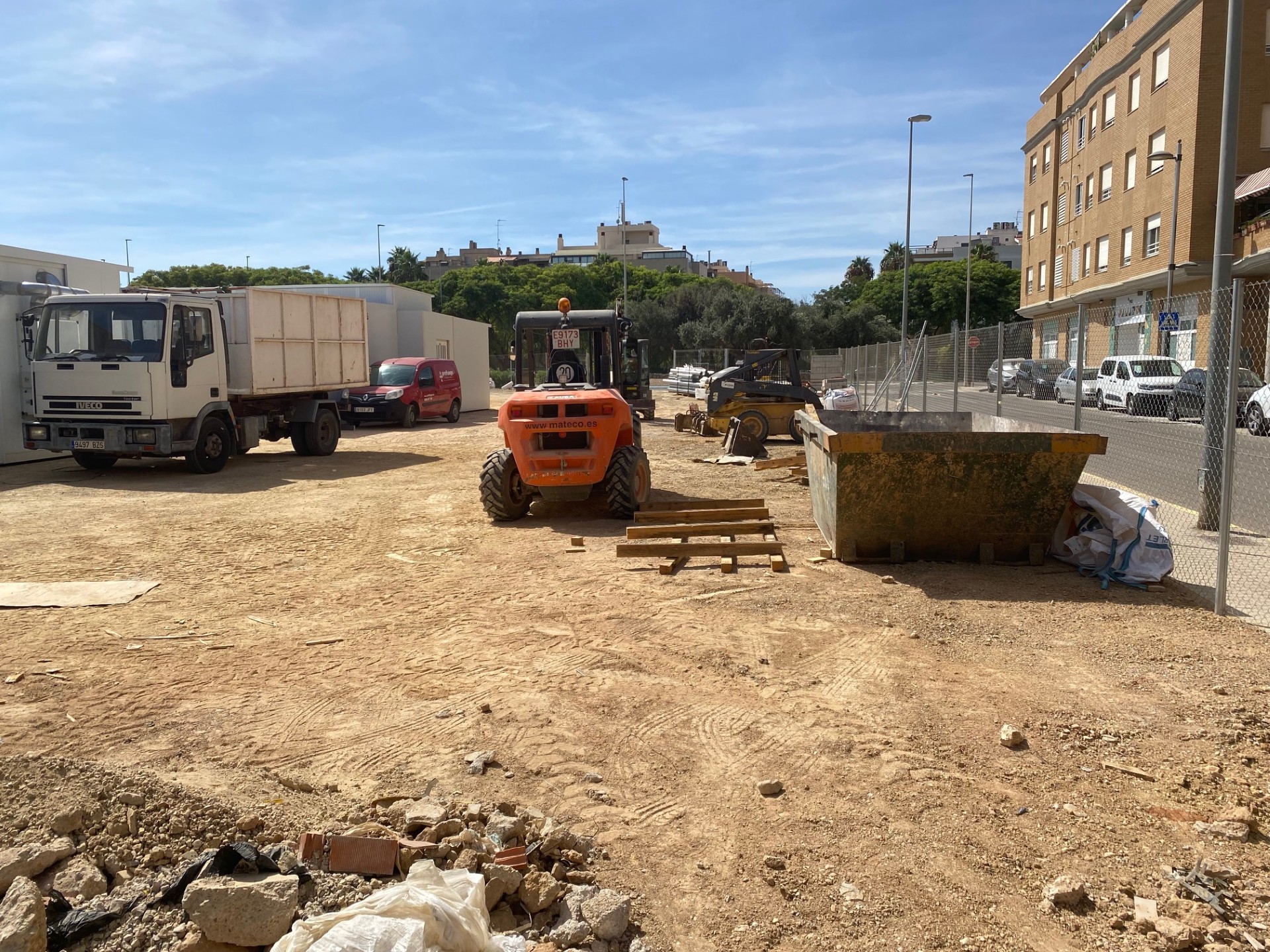 Estado de las obras de acondicionamiento en el CEIP Orba de Alfafar a menos de una semana del inicio de las clases
