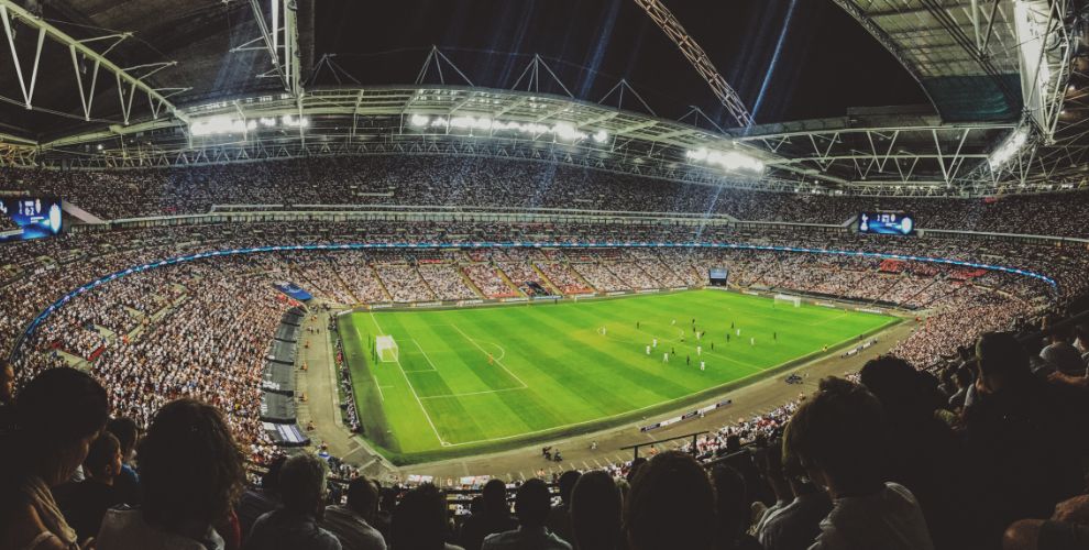 Vista del estadio de Wembley, en Inglaterra.