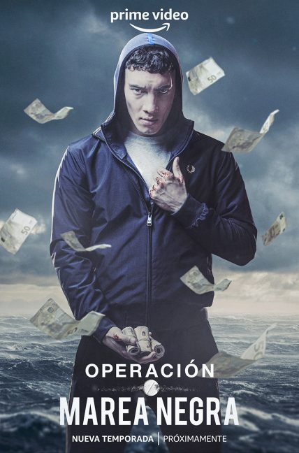 Cartel de presentación del protagonista, Jorge López , en 'Operación Marea negra'