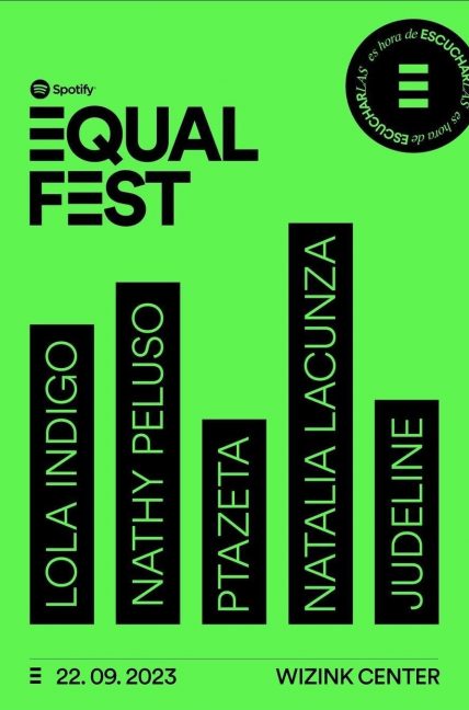 Cartel del Spotify Equal Fest