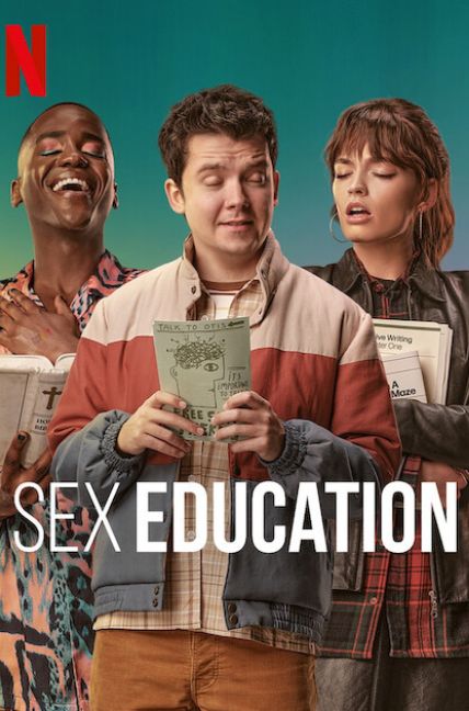 Actores de la serie 'Sex Education' en una foto promocional de Netflix.