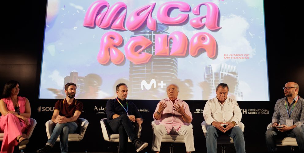 Los del Río, durante la presentación de la serie documental 'Macarena' en el South International Series Festival. Foto: Juan Carlos Toro