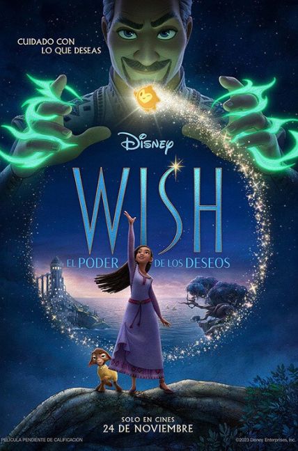 Cartel promocional de 'Wish', la nueva película de Disney.