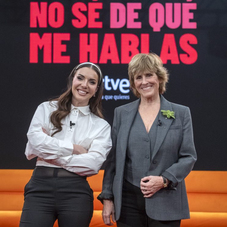 Mercedes Milá e Inés Hernand en la presentación de 'No sé de qué me hablas'. Foto: RTVE