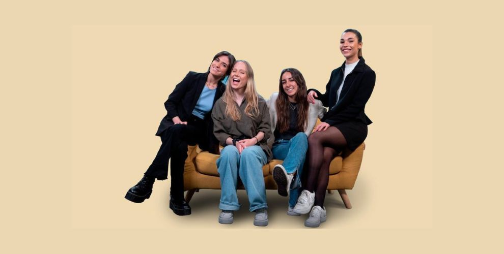 De izquierda a derecha, María Murillo, Gabriela Campbell, Daniela Álvarez y Paula Muñoz. Foto cedida por Ac2ality