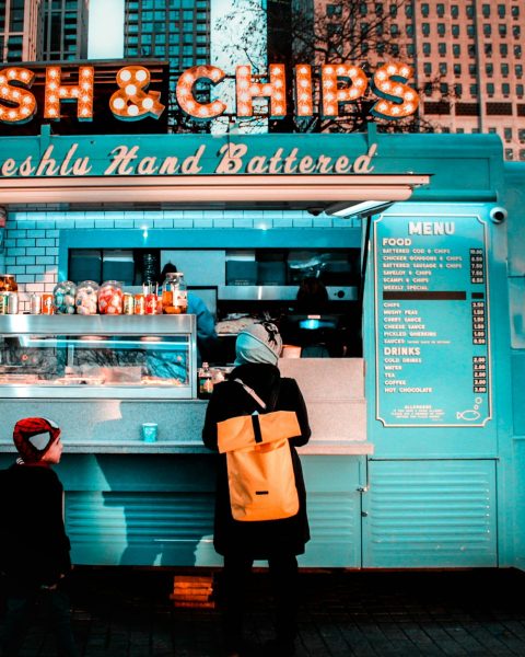 Camión de comida en Londres